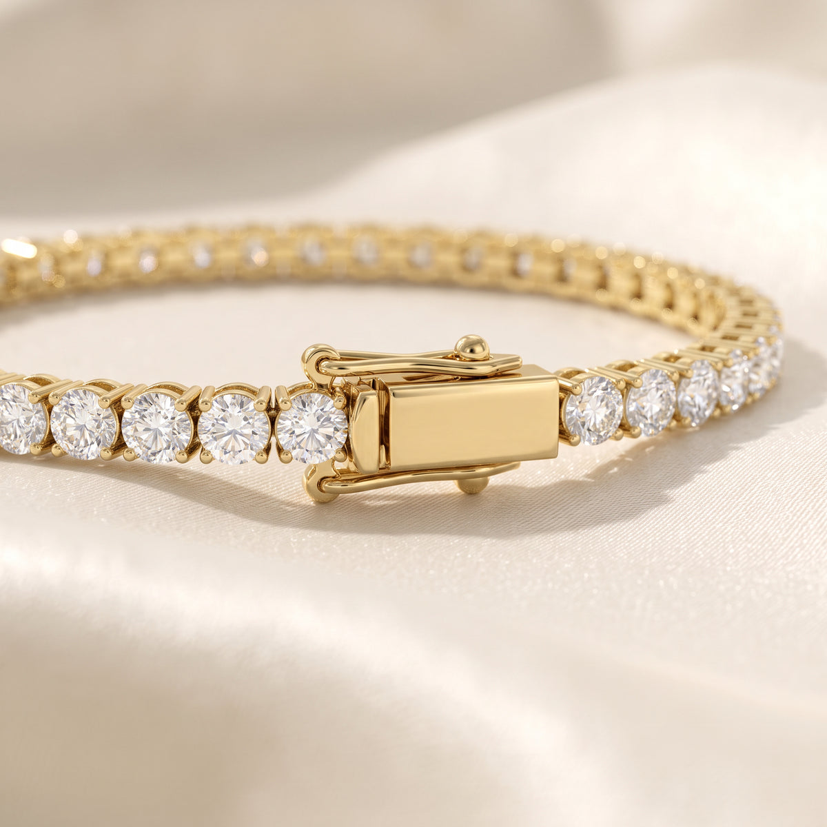 5ct Lab Grown Diamond Tennis Bracelet