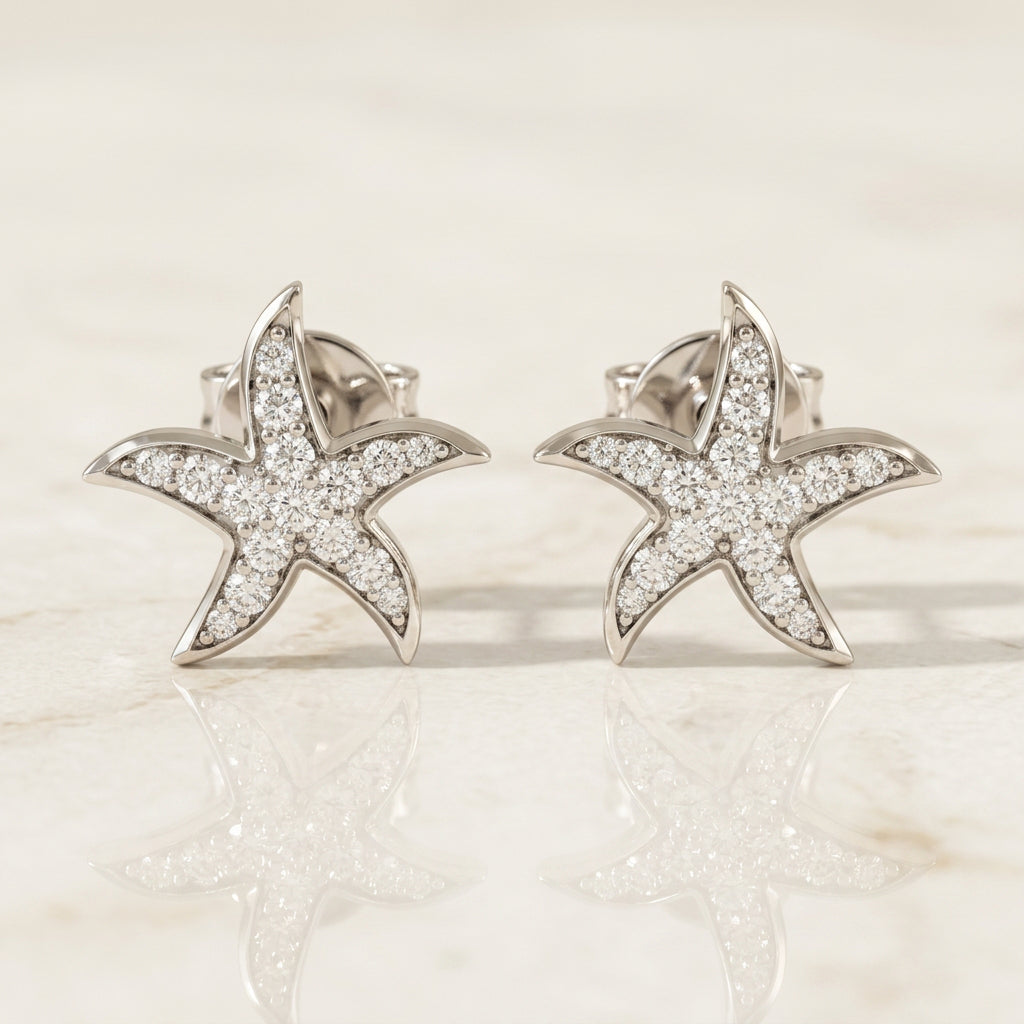 Starfish Stud Earrings