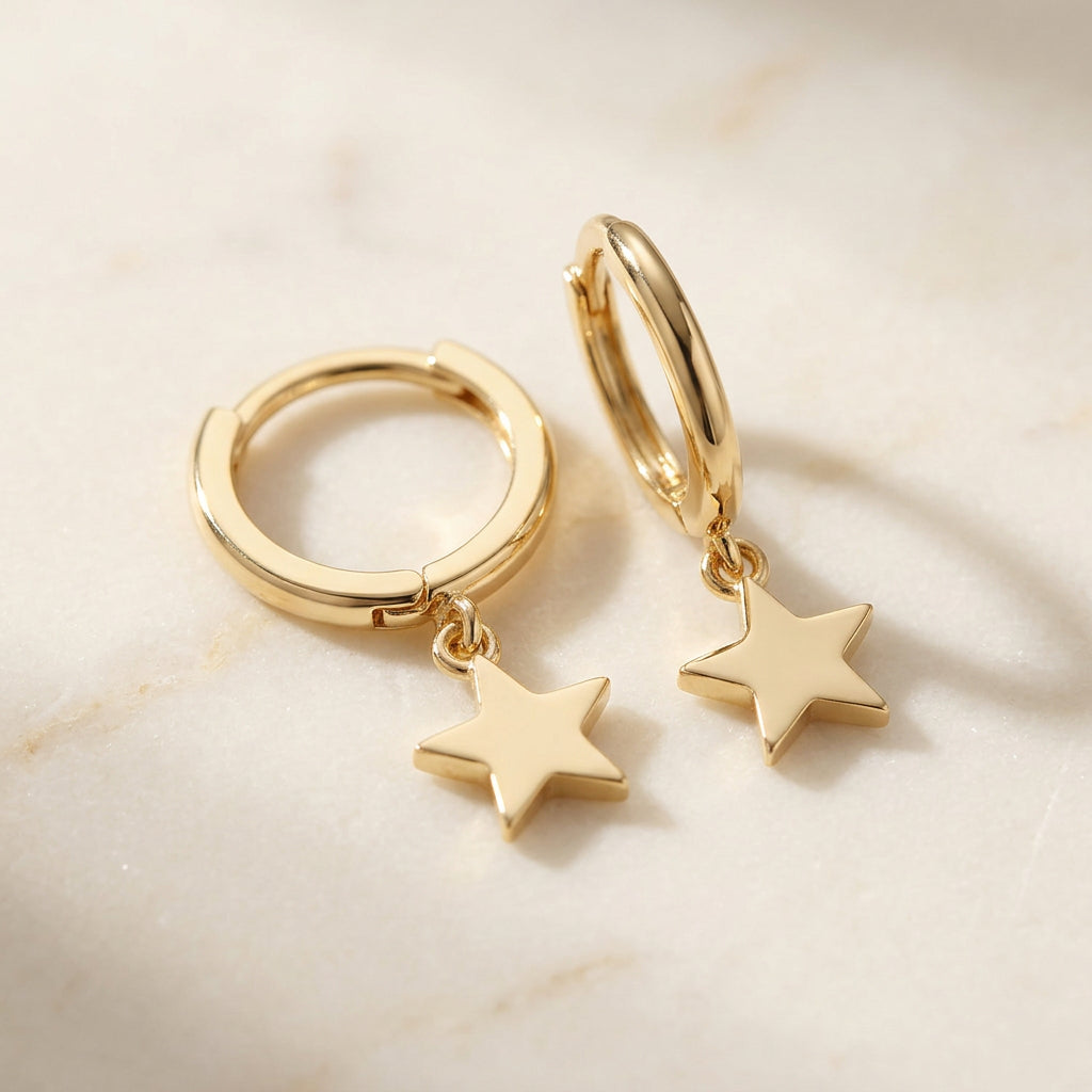 Star Drop Earring