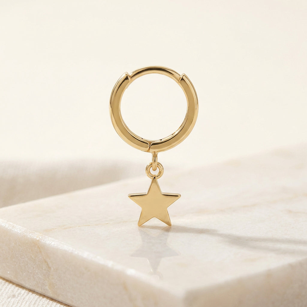 Star Drop Earring