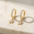 CZ Star Drop Earring