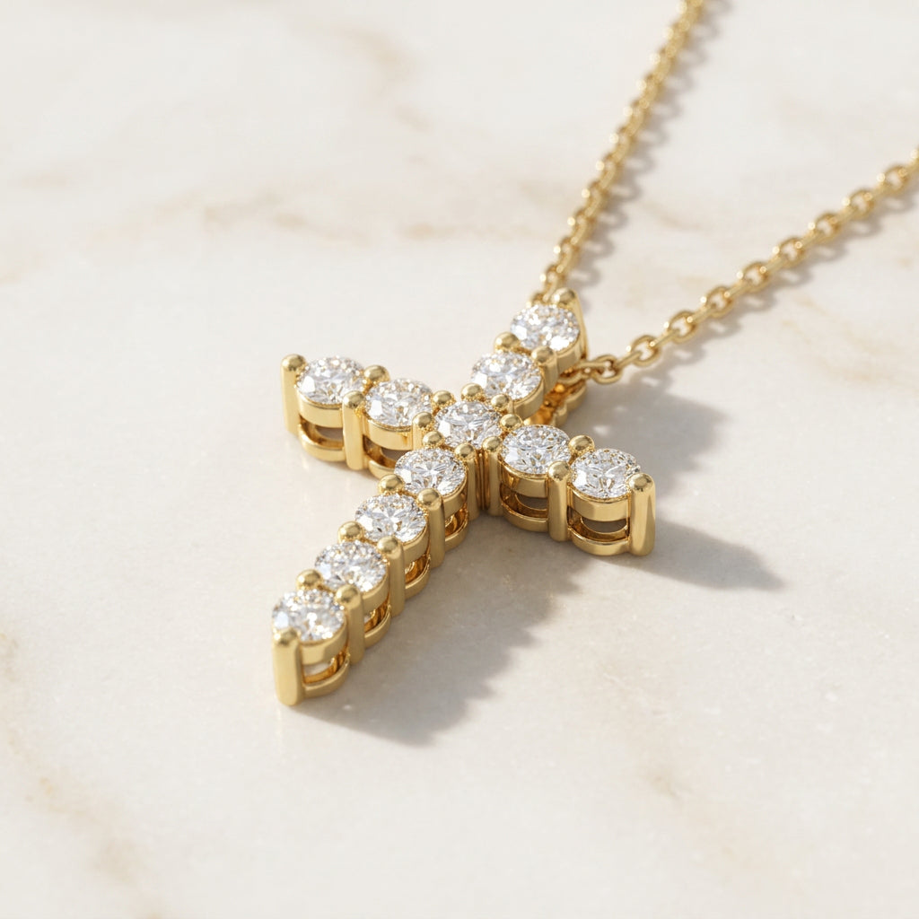 Breakfast with Tiffany Cross - Yellow Gold