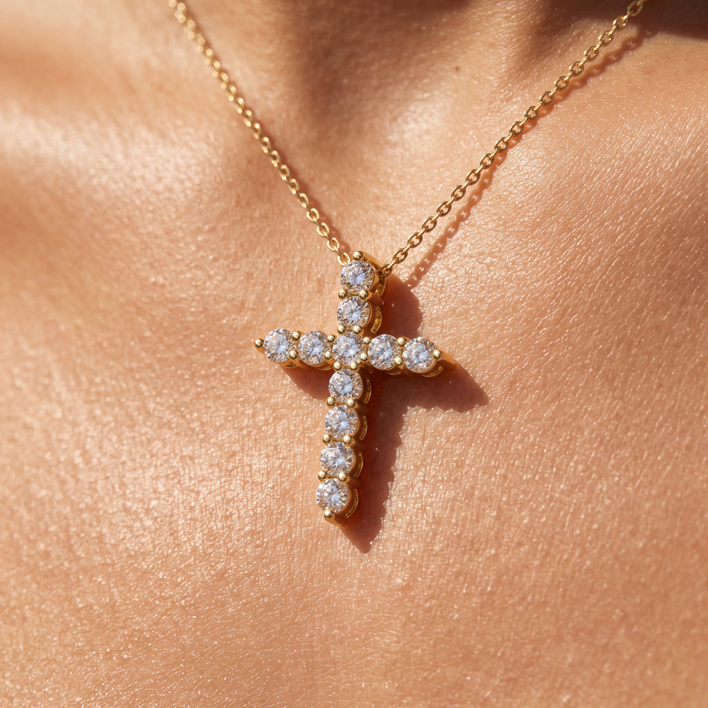 Breakfast with Tiffany Cross - Yellow Gold