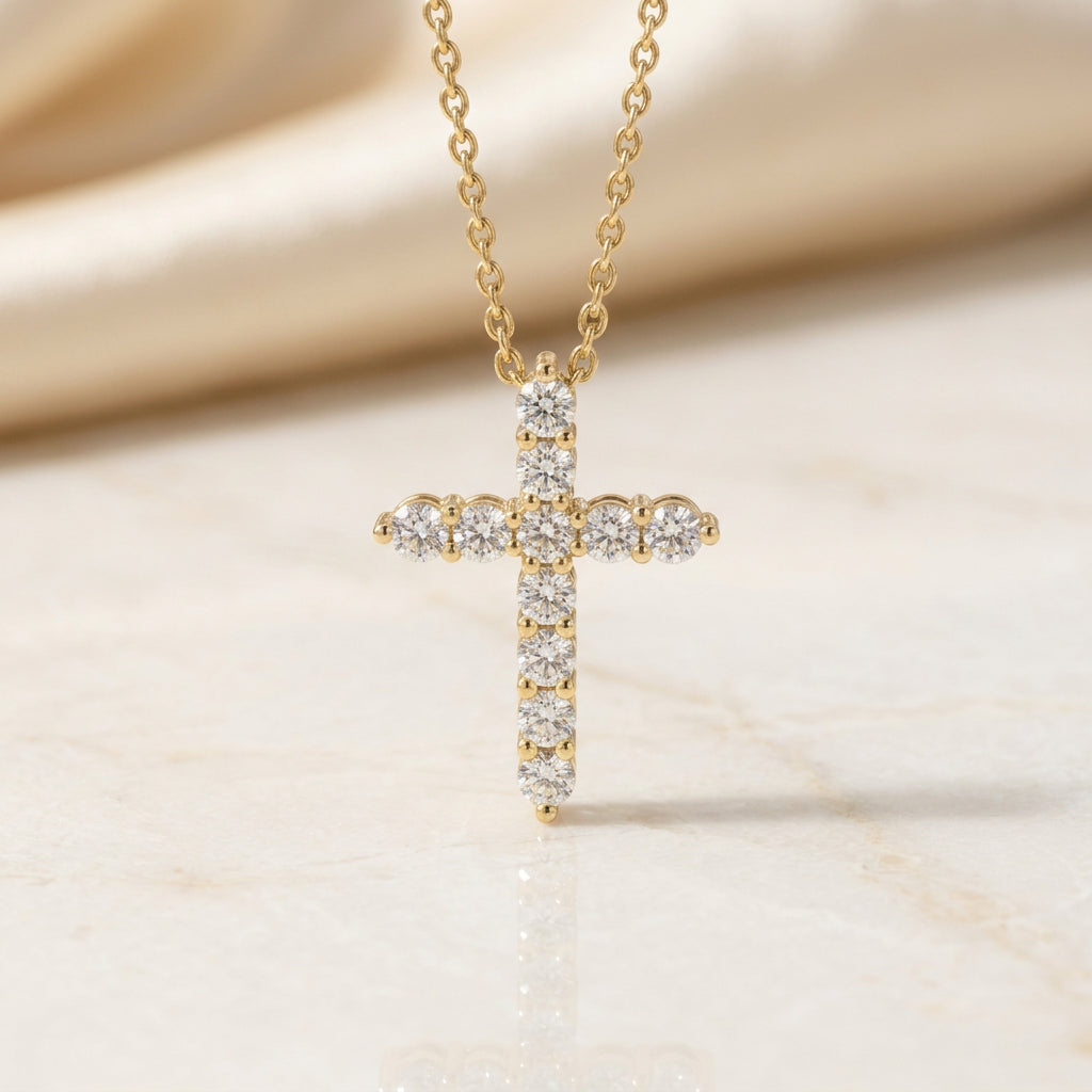 Breakfast with Tiffany Cross - Yellow Gold