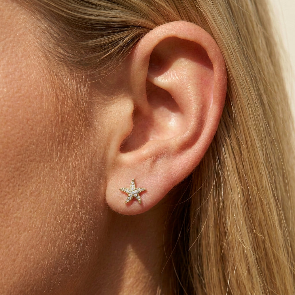 Starfish Stud Earrings