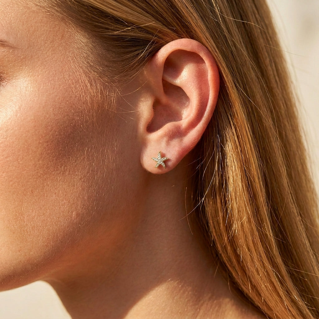 Starfish Stud Earrings