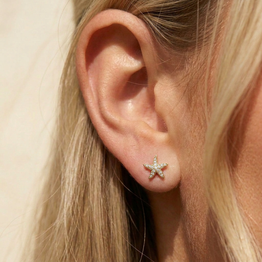 Starfish Stud Earrings