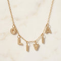 Custom Initial Charm Necklace