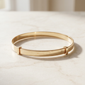 Baby Bangle Plain ID Yellow Gold