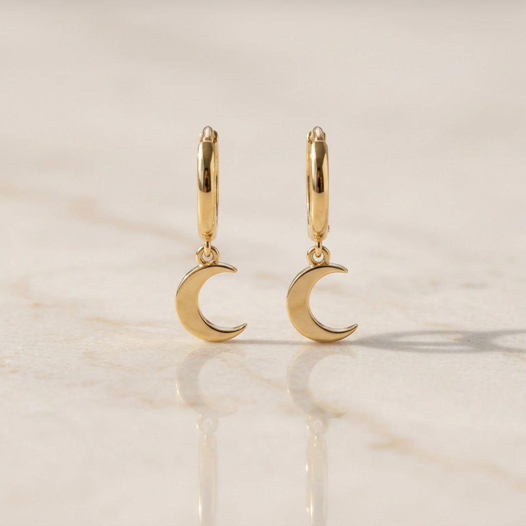 Moon Drop Earring