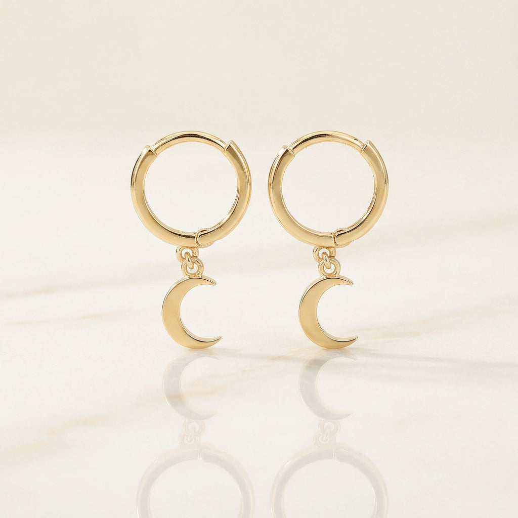Moon Drop Earring
