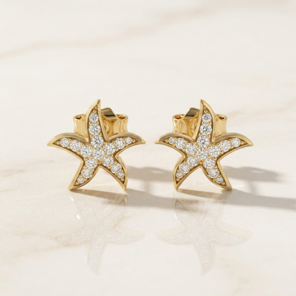 Starfish Stud Earrings