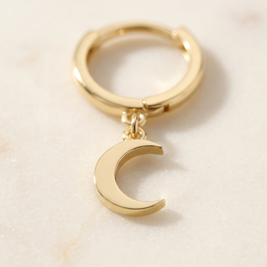 Moon Drop Earring