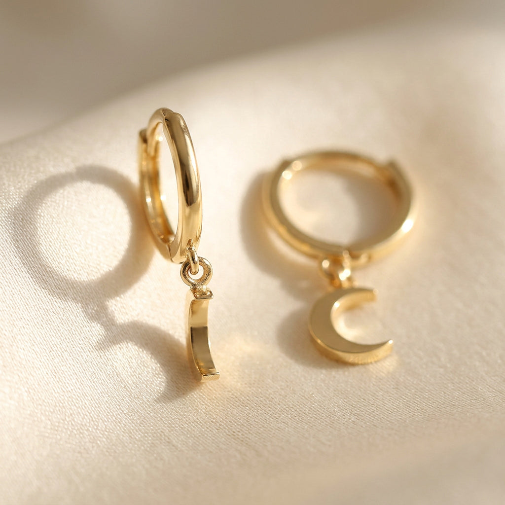 Moon Drop Earring