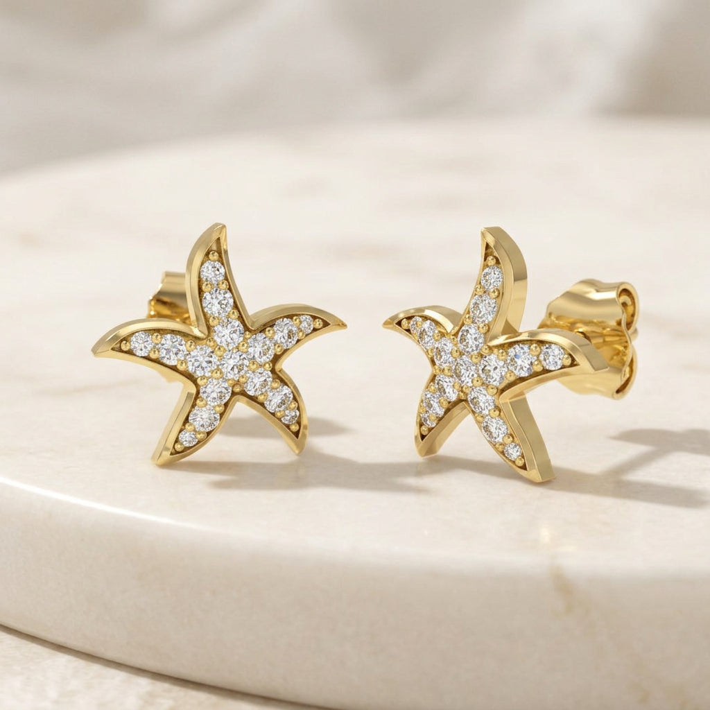 Starfish Stud Earrings