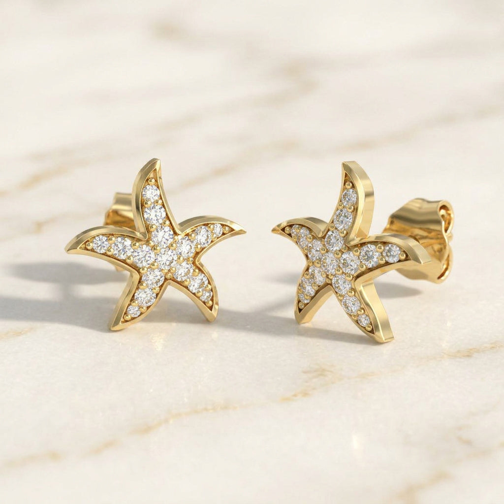 Starfish Stud Earrings