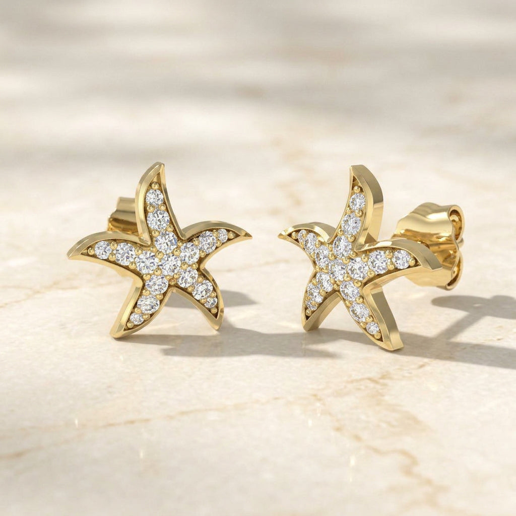 Starfish Stud Earrings