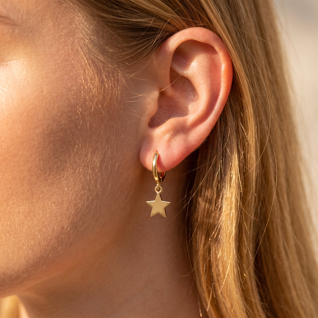 Star Drop Earring